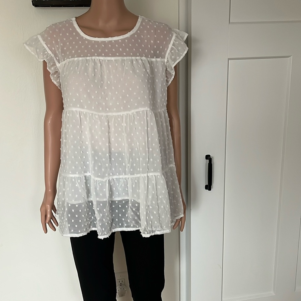 EUC Derose Babydoll Shirt